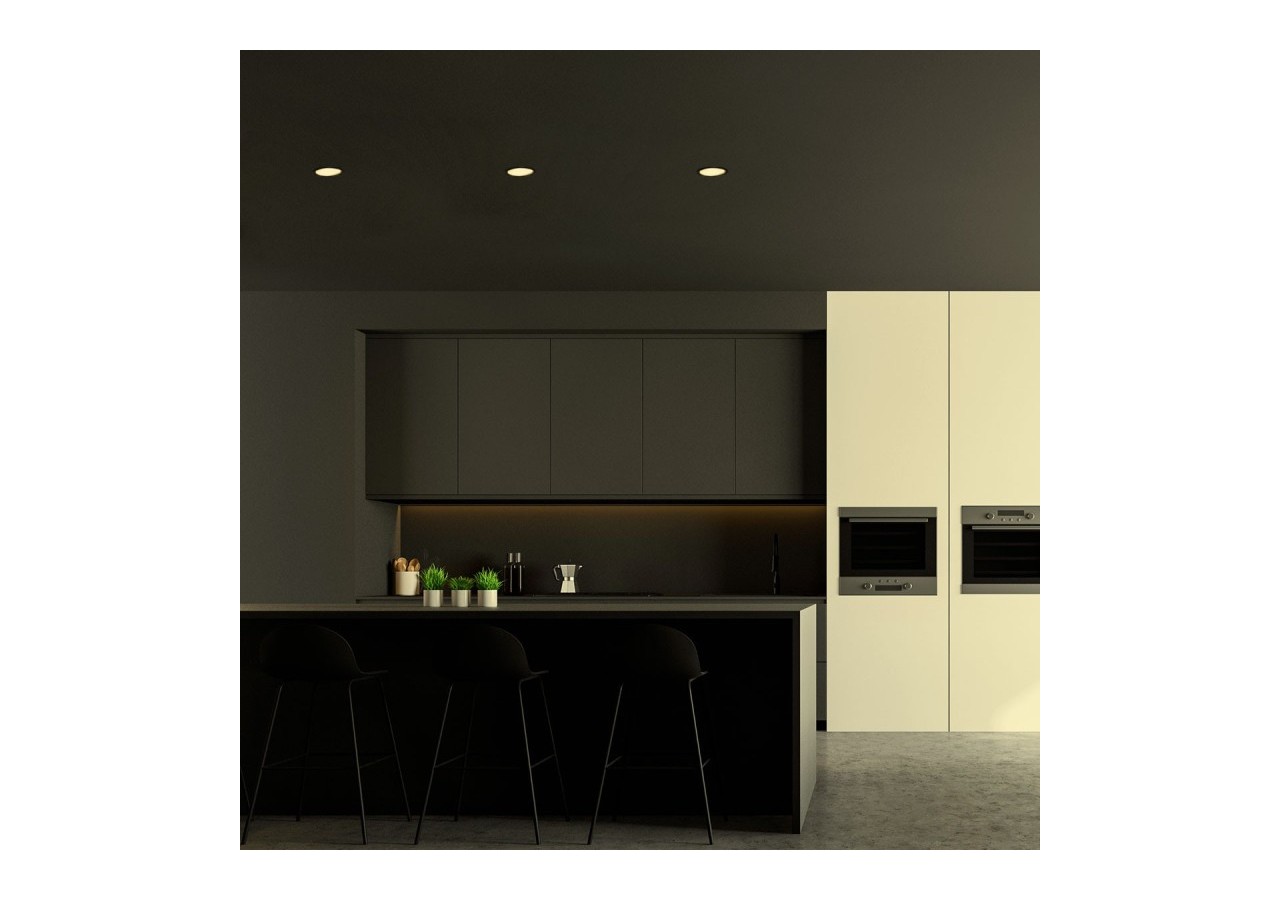 Spot LED encastrable 11W "KOPPA"-Optique 15 degrés-Coupe diamètre 100mm-Faible UGR - MODR11-15-N-2700 - Barcelona LED