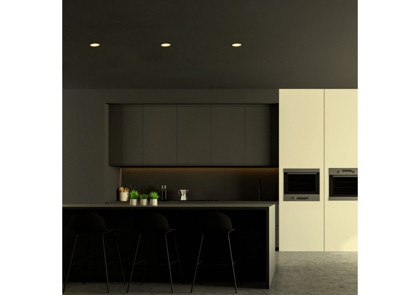 Spot LED encastrable 11W "KOPPA"-Optique 15 degrés-Coupe diamètre 100mm-Faible UGR - MODR11-15-N-2700 - Barcelona LED