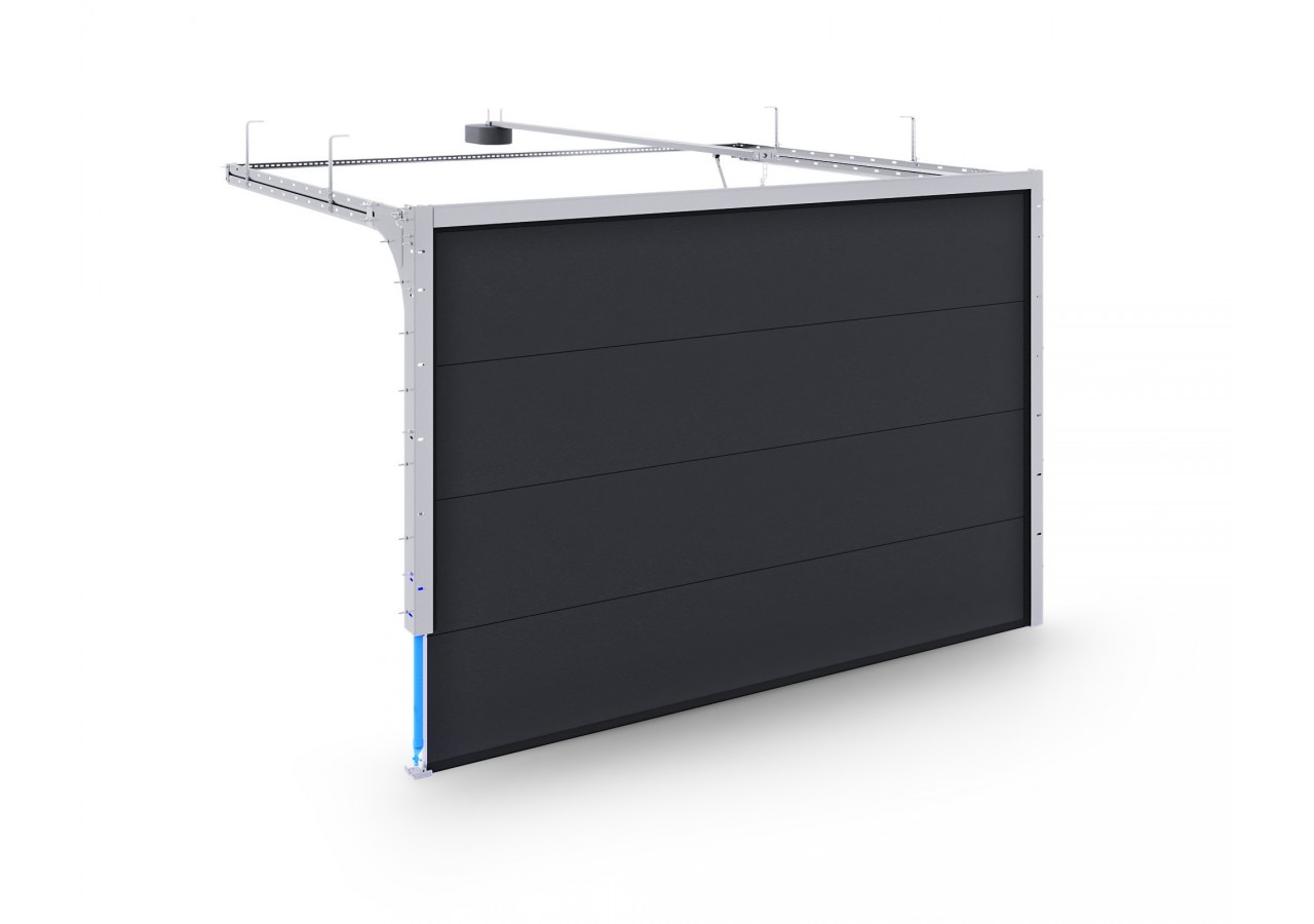 Porte de garage Aluminium Système X avec ressort de traction