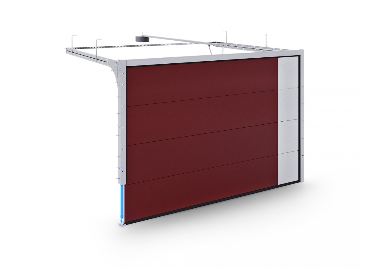 Porte de garage Aluminium Système X avec ressort de traction