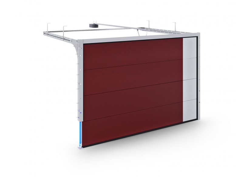 Porte de garage Aluminium Système X avec ressort de traction