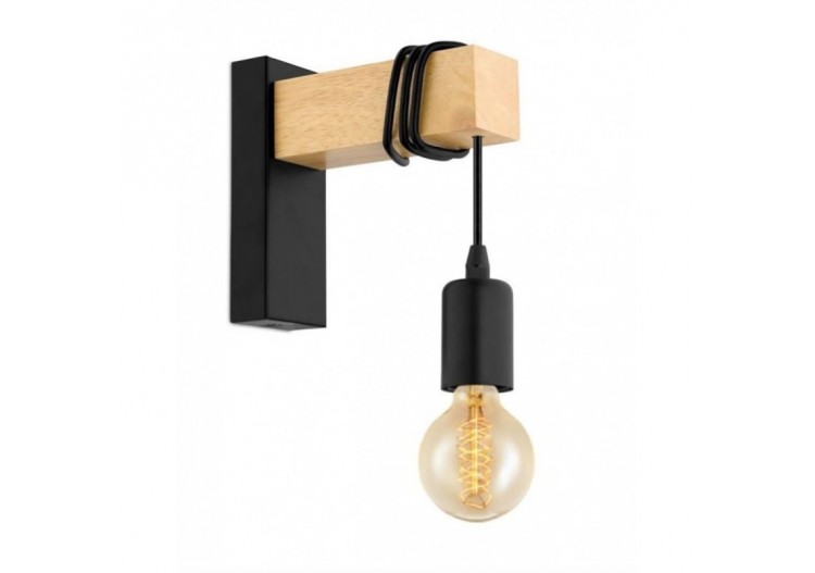 Applique murale en bois "Ruder" E27 - LM130-N - Barcelona LED