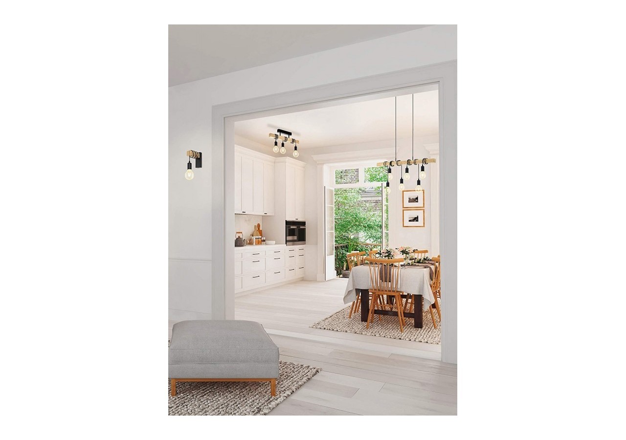 Applique murale en bois "Ruder" E27 - LM130-N - Barcelona LED