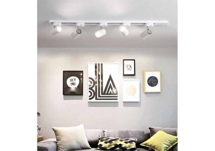 Spot GU10 orientable pour rail monophasé - B00255-B - Barcelona LED