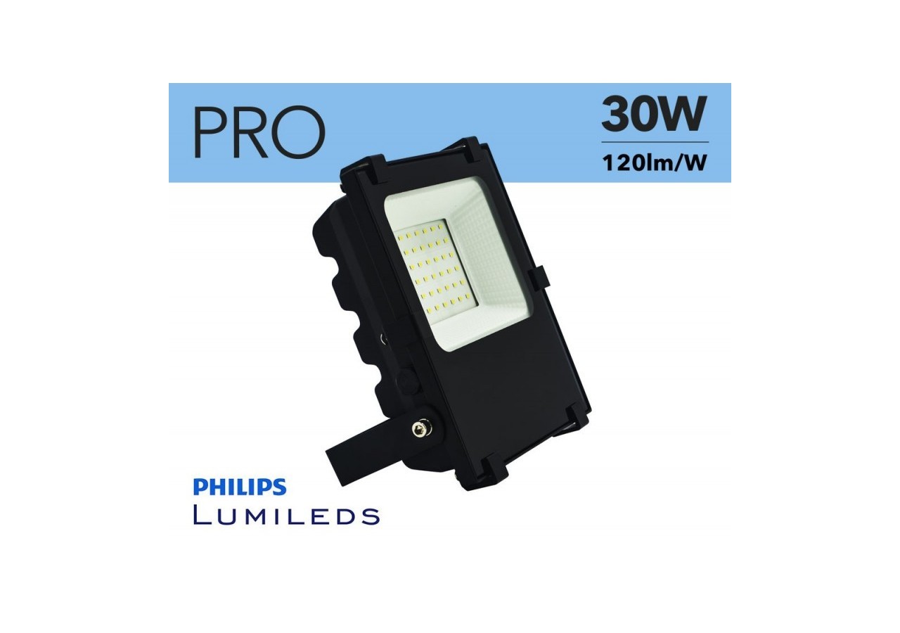 Projecteur LED extérieur 30W PRO chip Philips IP65 - B1845-BN1 - Barcelona LED