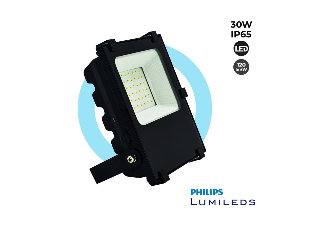 Projecteur LED extérieur 30W PRO chip Philips IP65 - B1845-BF1 - Barcelona LED