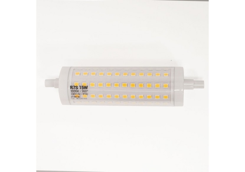 Ampoule LED R7S régulable 118mm-1700lm-230V-15W - BS1-R7S118-15W-D-BC - Barcelona LED