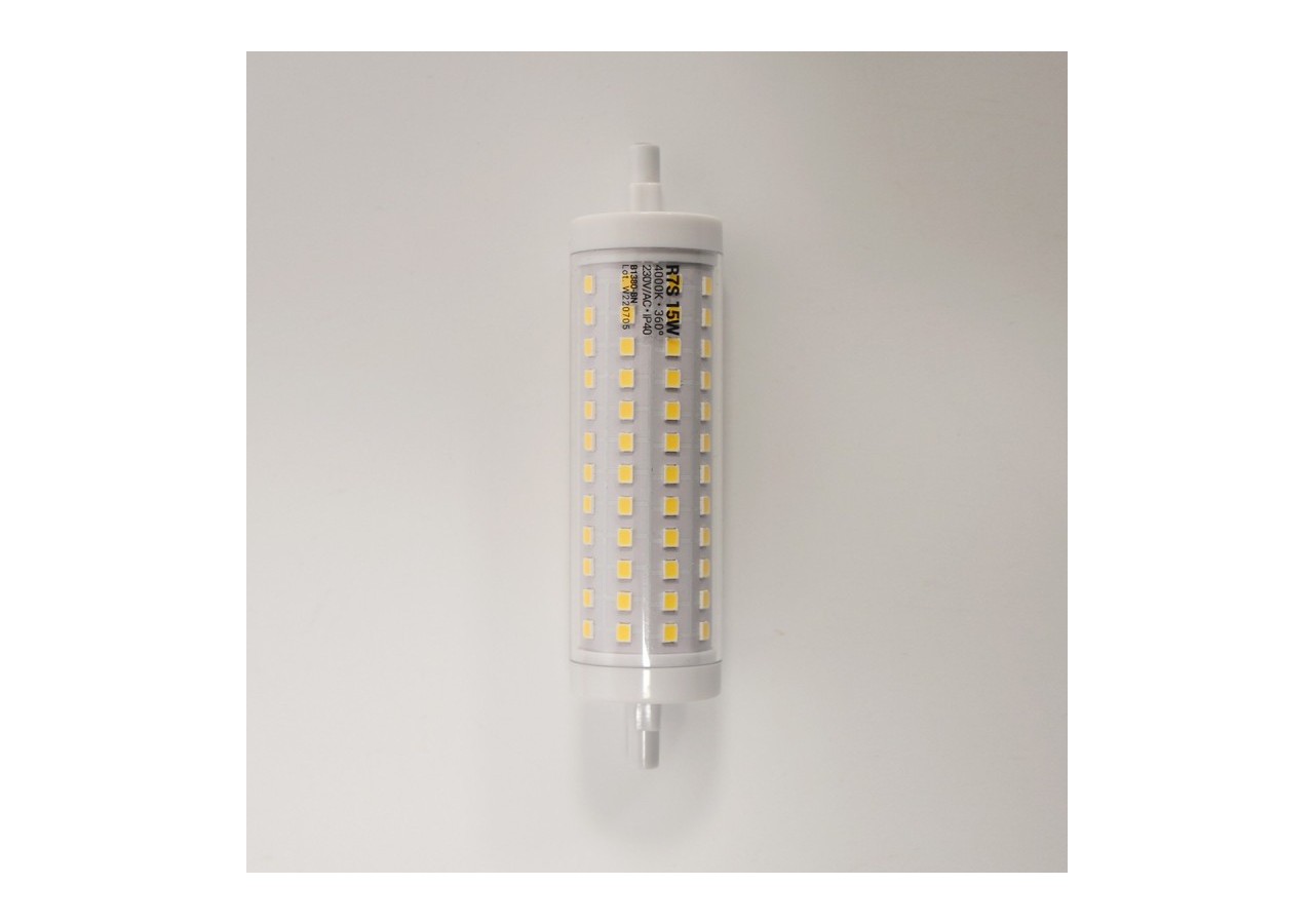 Ampoule LED R7S régulable 118mm-1700lm-230V-15W - BS1-R7S118-15W-D-BN - Barcelona LED