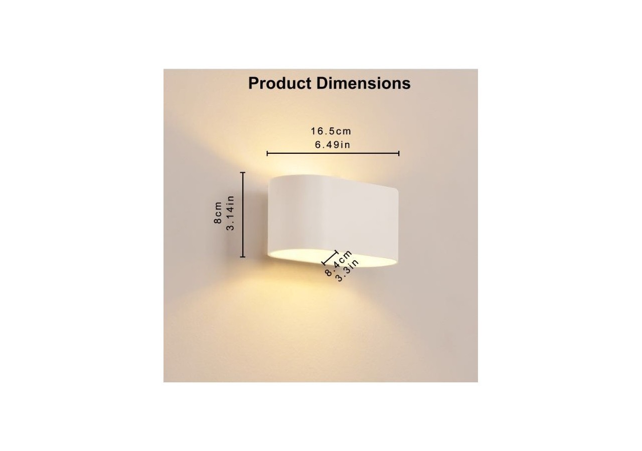 Applique murale intérieur "Up and Down" G9 - LN1551-N - Barcelona LED