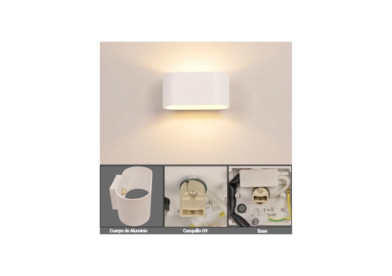 Applique murale intérieur "Up and Down" G9 - LN1551-B - Barcelona LED