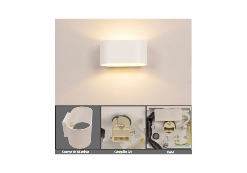 Applique murale intérieur "Up and Down" G9 - LN1551-B - Barcelona LED