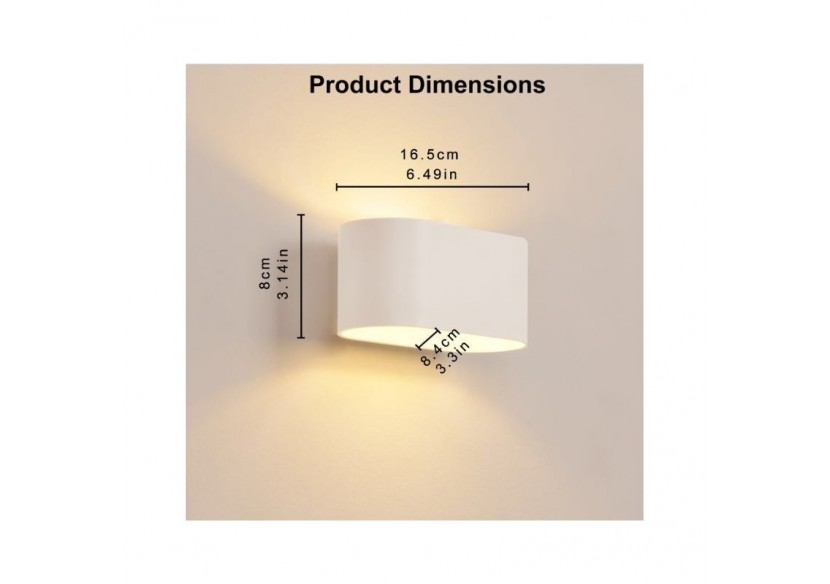 Applique murale intérieur "Up and Down" G9 - LN1551-B - Barcelona LED