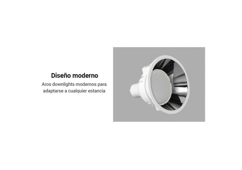 Support spot GU10 diamètre 75mm faible UGR - B550-B - Barcelona LED