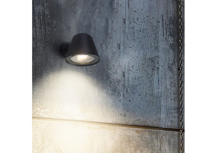 Applique murale extérieure LED "ALBA"-Ampoule GU10 5W incluse - L1552-WB-N - Barcelona LED 2