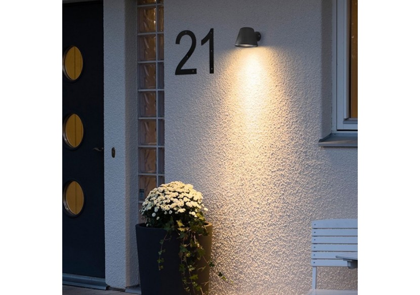 Applique murale extérieure LED "ALBA"-Ampoule GU10 5W incluse - L1552-WB-N - Barcelona LED