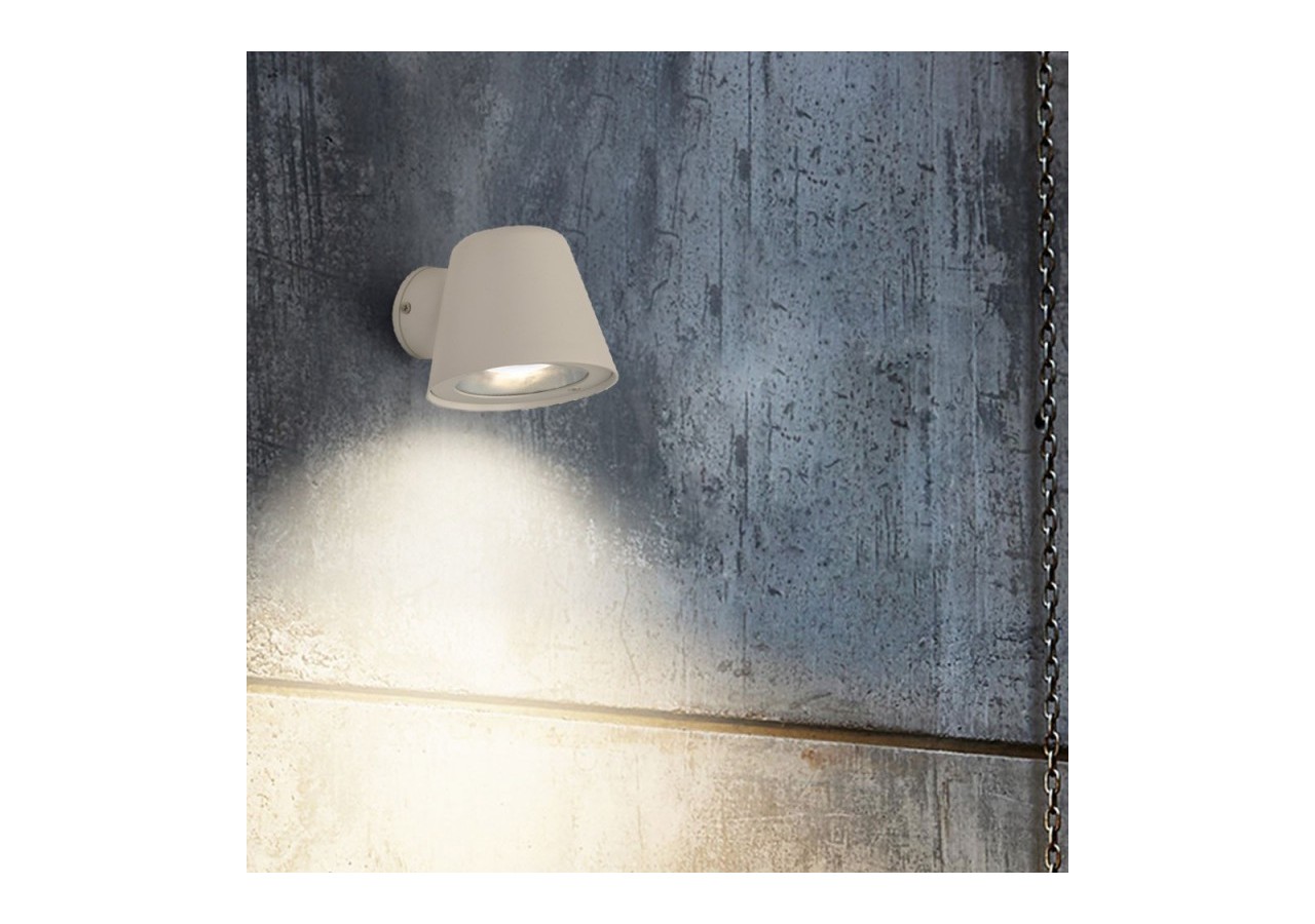 Applique murale extérieure LED "ALBA"-Ampoule GU10 5W incluse - L1552-WB-B - Barcelona LED
