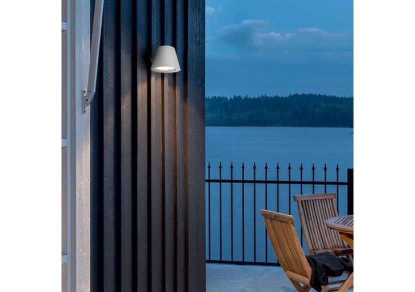 Applique murale extérieure LED "ALBA"-Ampoule GU10 5W incluse - L1552-WB-B - Barcelona LED