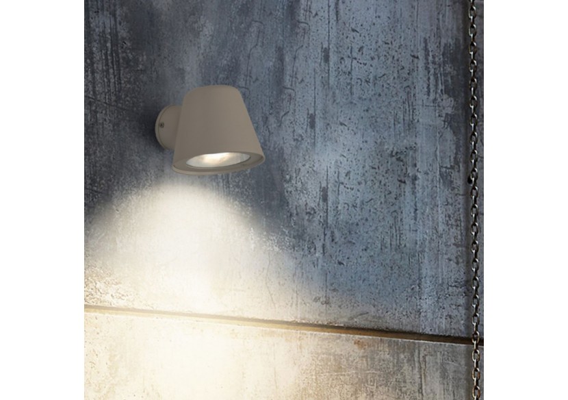 Applique murale extérieure LED "ALBA"-Ampoule GU10 5W incluse - L1552-WB-G - Barcelona LED