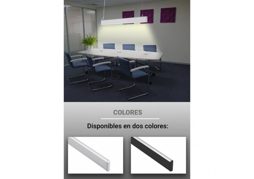 Linéaire LED 4000K 40W 120cm 3200lm - B9050-B-BN - Barcelona LED