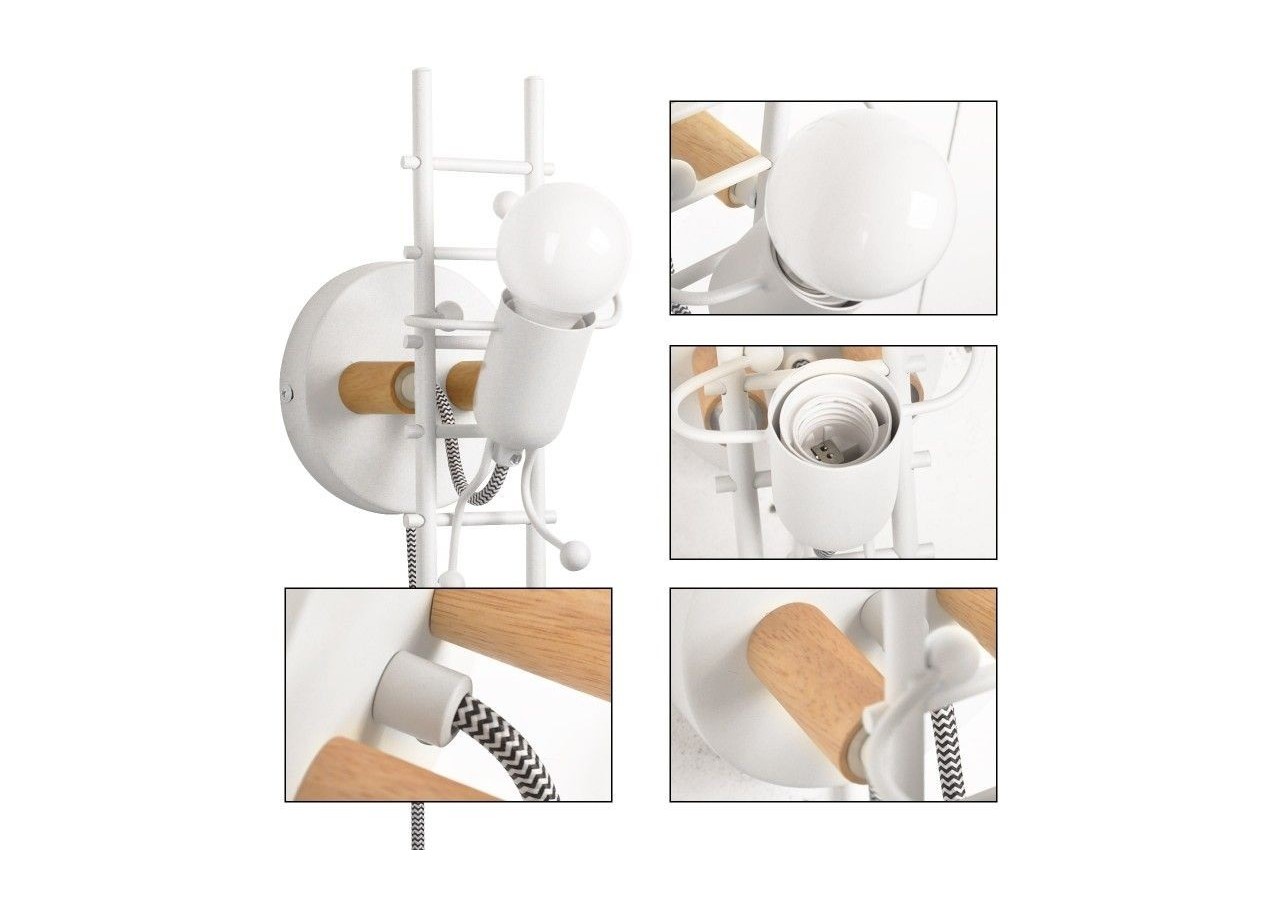 Applique murale décorative "Doll Ladder" E27 - L310-B - Barcelona LED