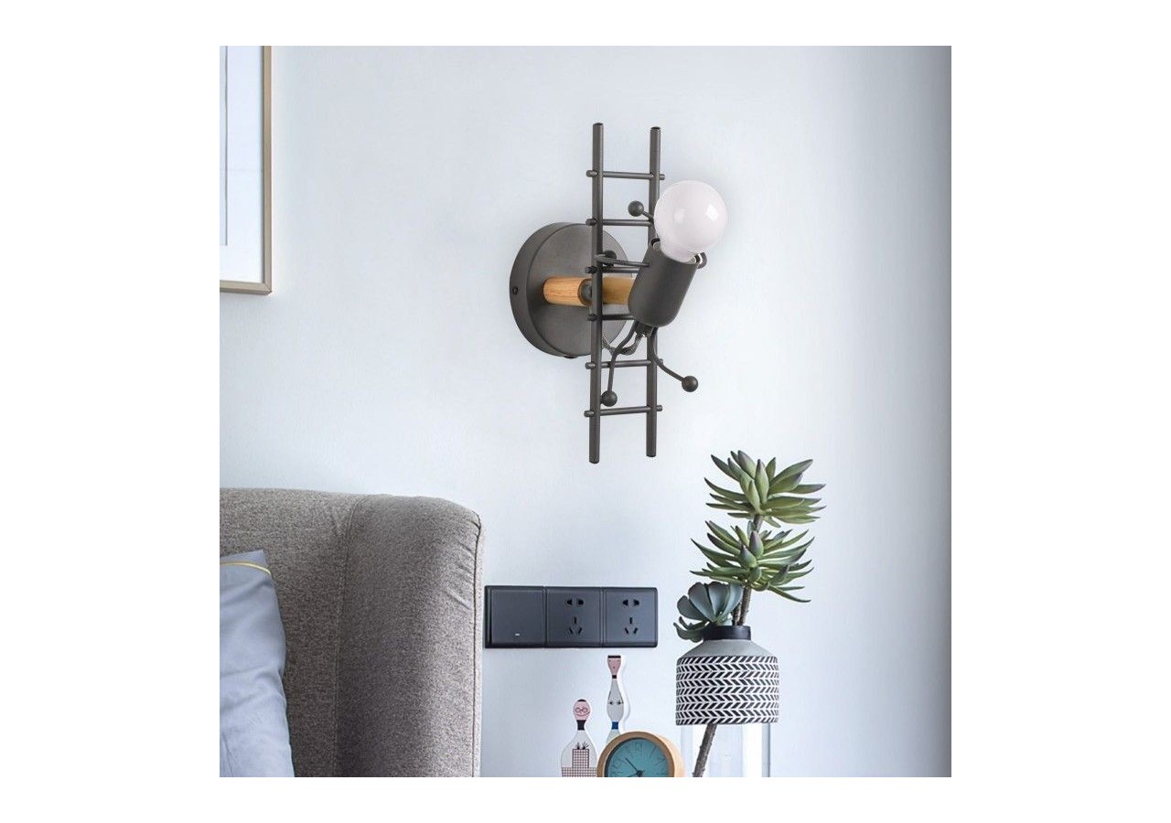 Applique murale décorative "Doll Ladder" E27 - L310-G - Barcelona LED