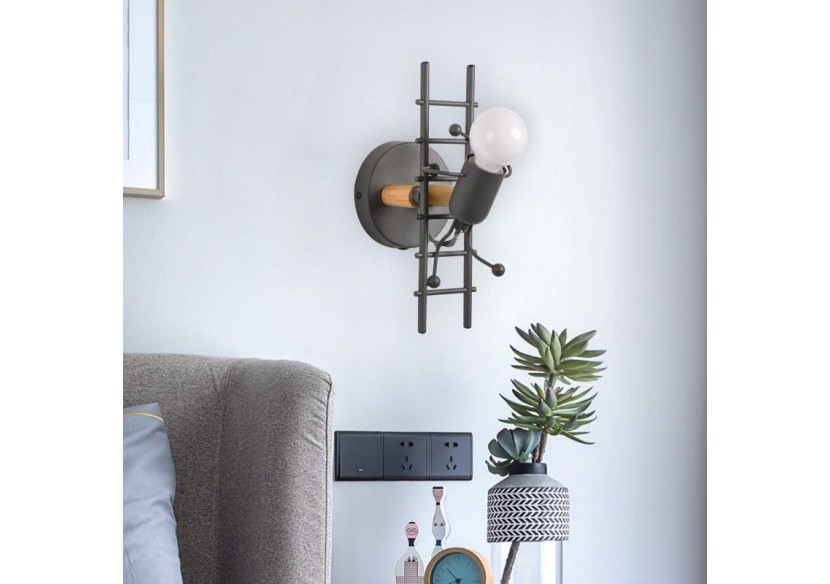 Applique murale décorative "Doll Ladder" E27 - L310-G - Barcelona LED Applique murale décorative "Doll Ladder" E27 - L310-G - Barcelona LED