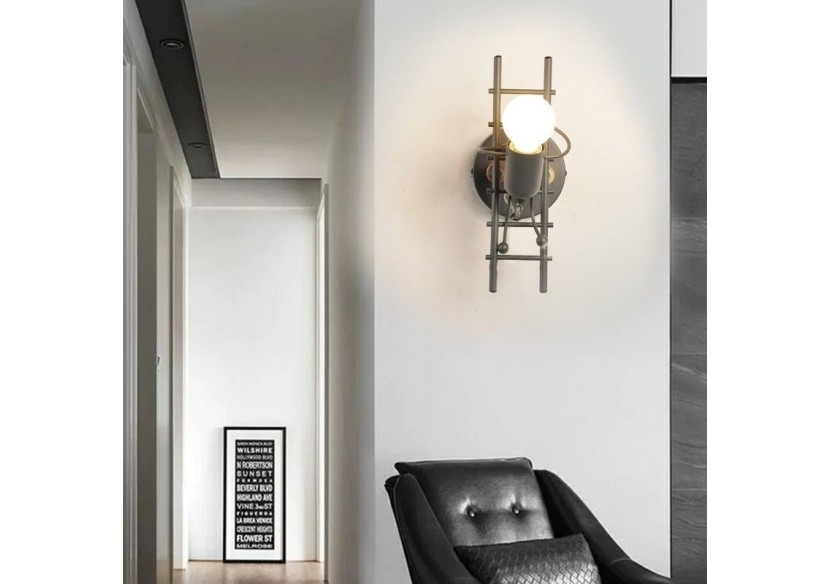 Applique murale décorative "Doll Ladder" E27 - L310-G - Barcelona LED Applique murale décorative "Doll Ladder" E27 - L310-G - Barcelona LED