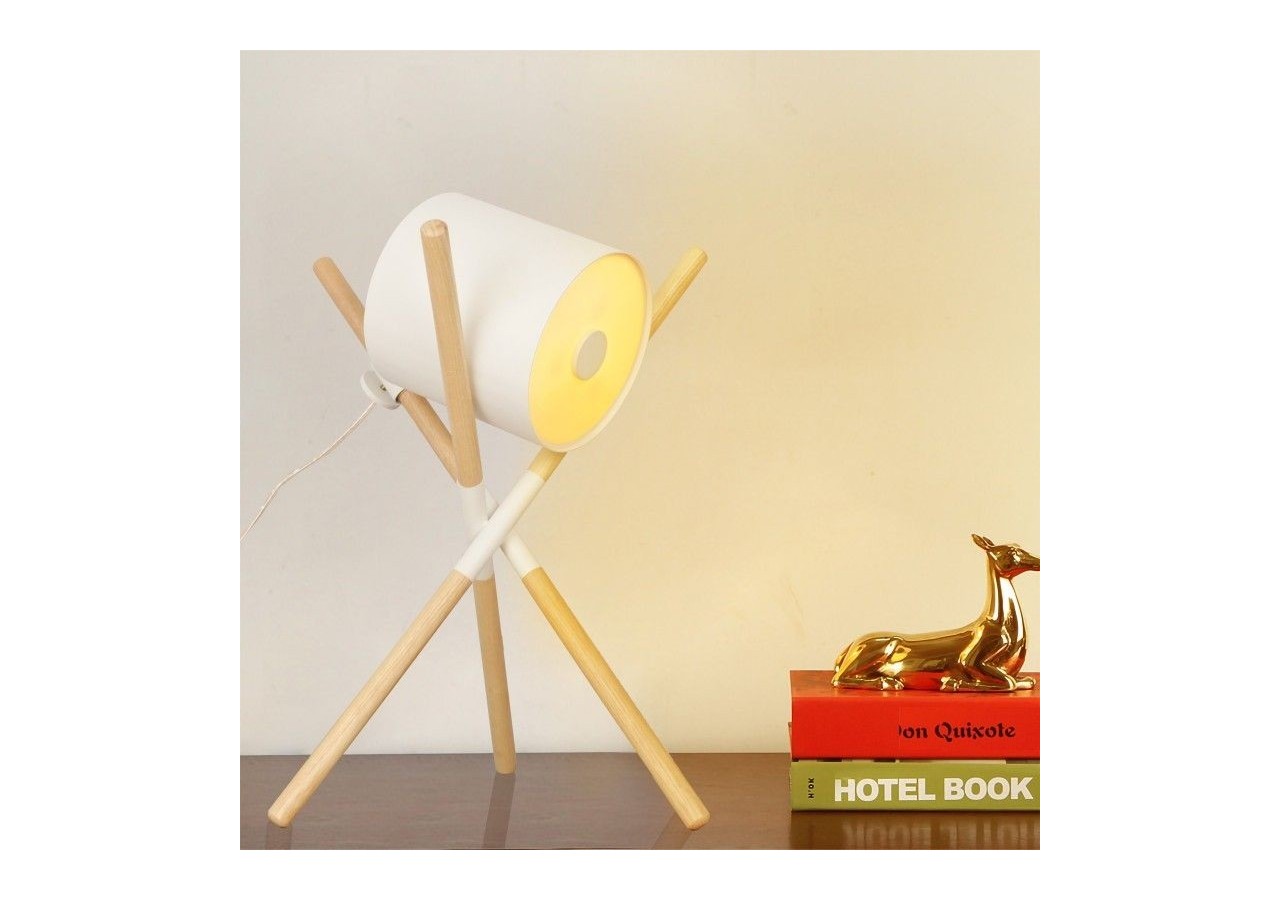 Lampe à poser en bois "Focus" - L1010-B - Barcelona LED