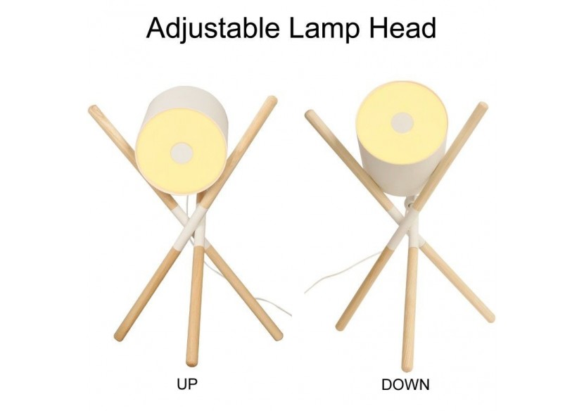 Lampe à poser en bois "Focus" - L1010-B - Barcelona LED