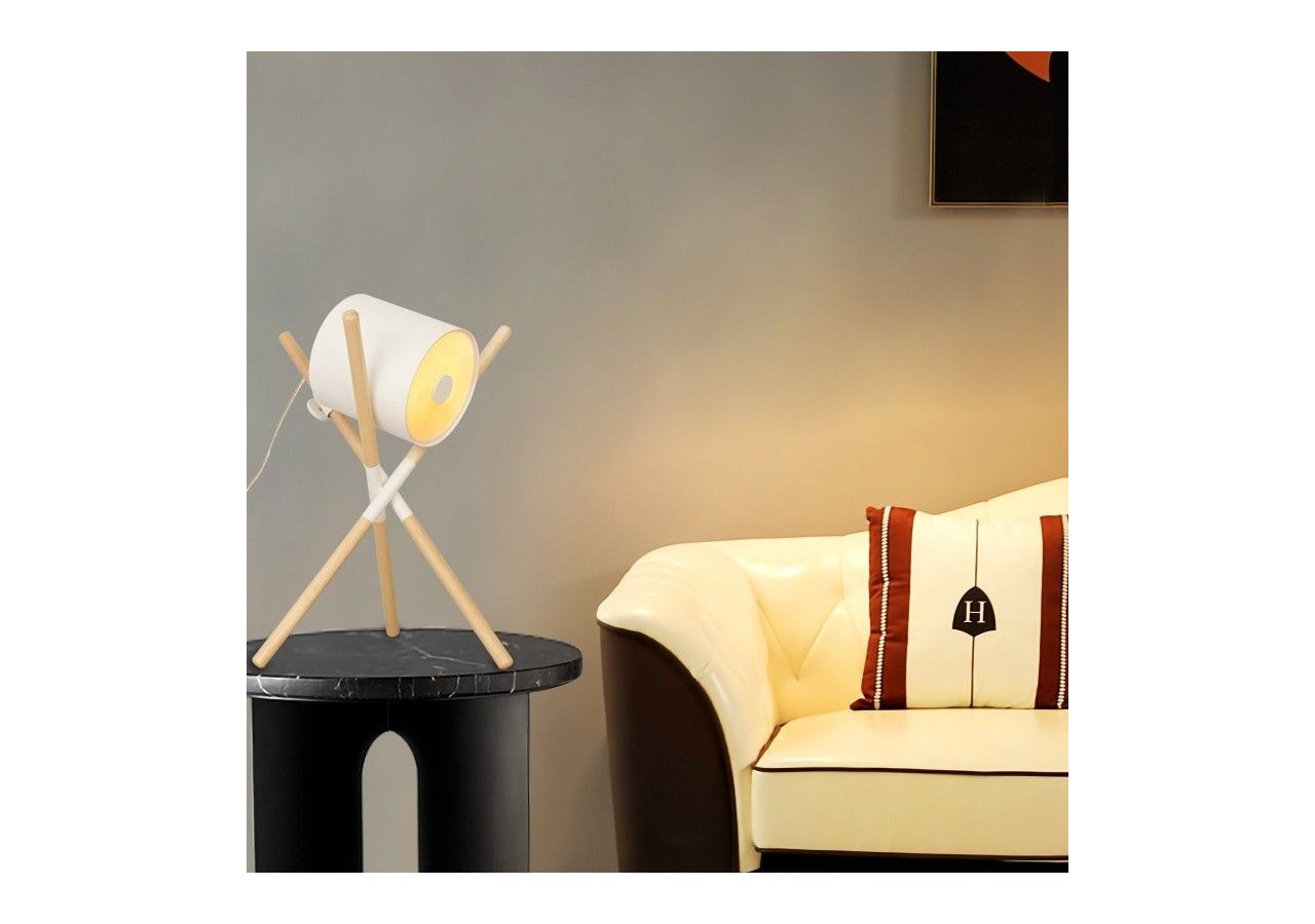 Lampe à poser en bois "Focus" - L1010-B - Barcelona LED