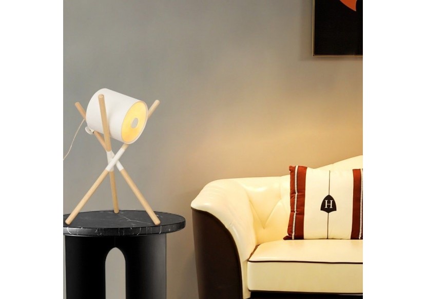 Lampe à poser en bois "Focus" - L1010-B - Barcelona LED