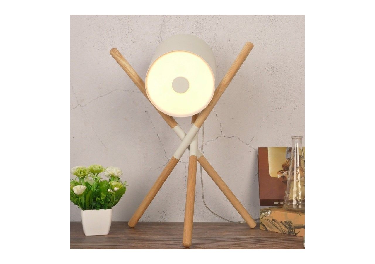 Lampe à poser en bois "Focus" - L1010-B - Barcelona LED