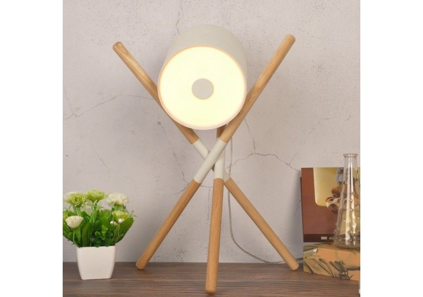 Lampe à poser en bois "Focus" - L1010-B - Barcelona LED