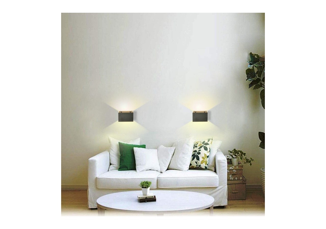 Applique murale LED "Quare" 10W COB - LN1572-N - Barcelona LED