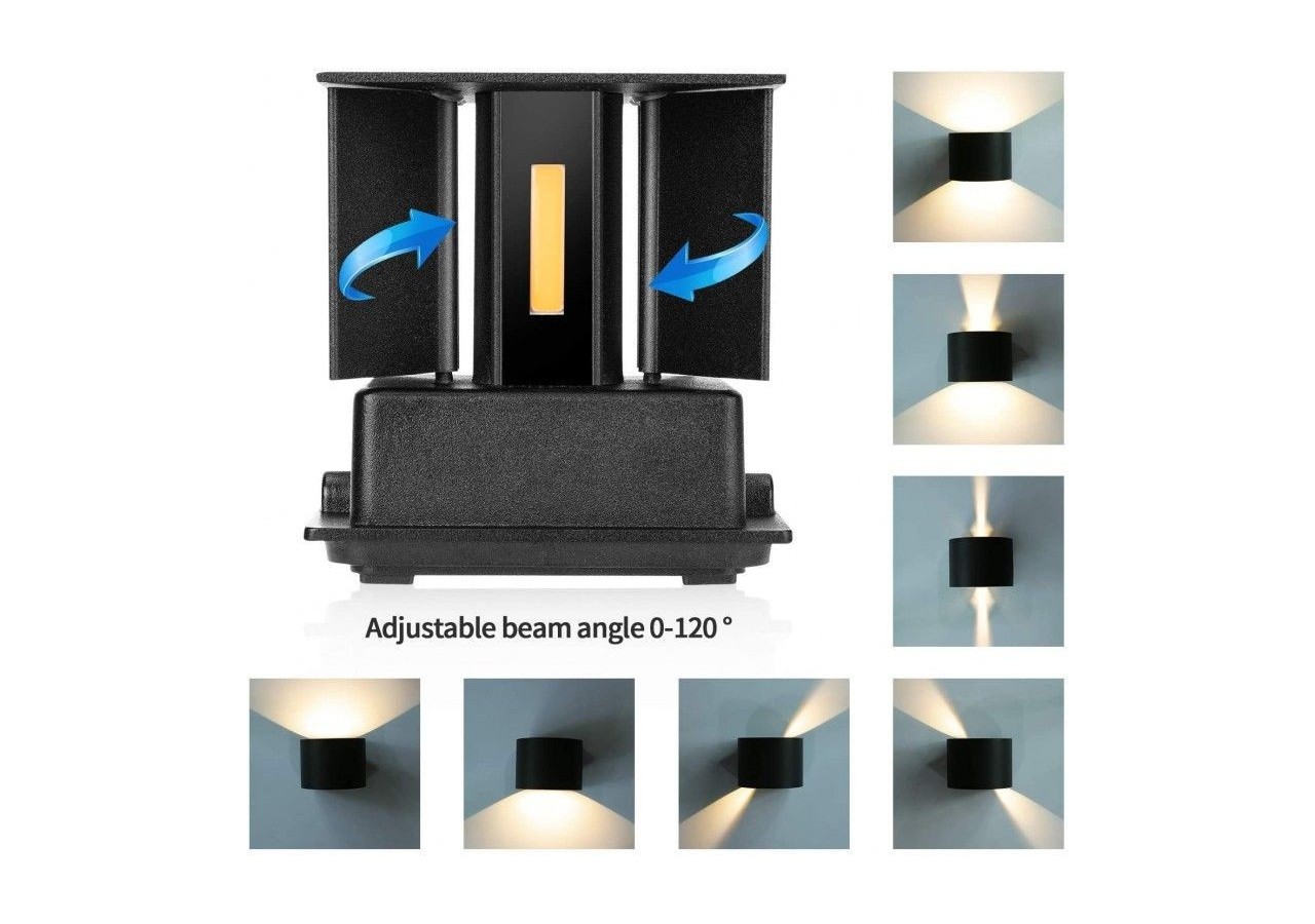 Applique murale 6W "Lat" faisceau ajustable - LN1570-N - Barcelona LED