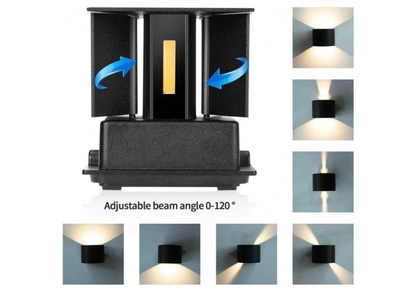 Applique murale 6W "Lat" faisceau ajustable - LN1570-N - Barcelona LED