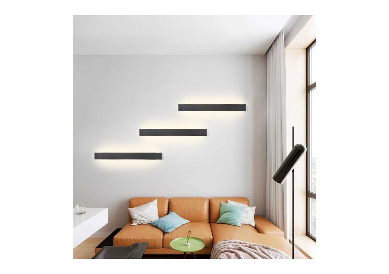 Applique murale LED "Etso-1200" 6W 120cm 24W - LN1577-N - Barcelona LED