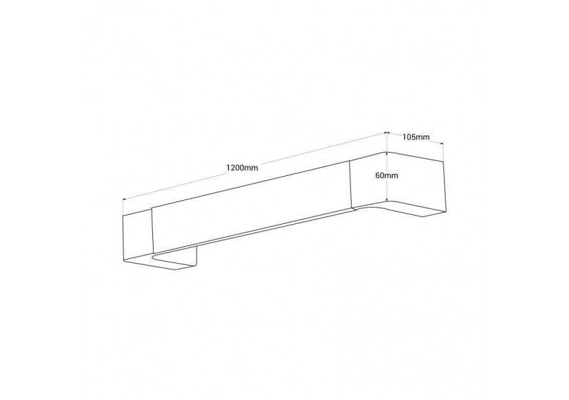 Applique murale LED "Etso-1200" 6W 120cm 24W - LN1577-B - Barcelona LED Applique murale LED "Etso-1200" 6W 120cm 24W - LN1577-B - Barcelona LED
