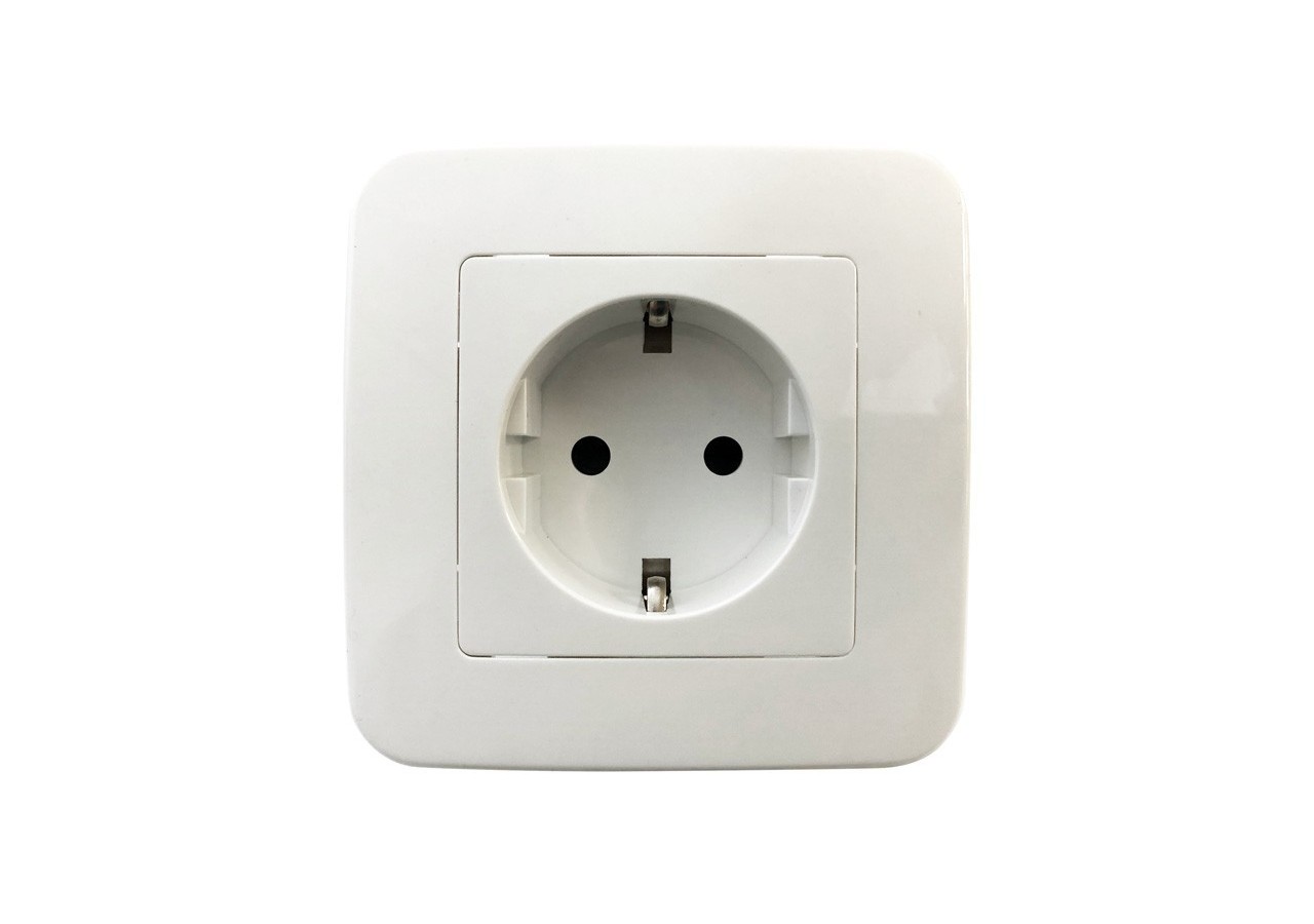 Prise Schuko 2 pôles + terre 16A - B6055-B - Barcelona LED