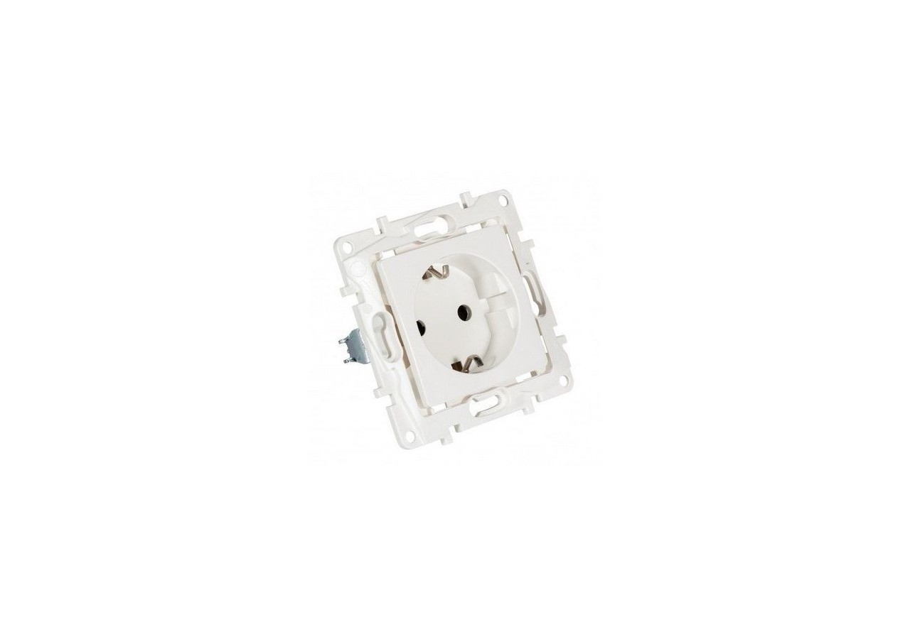 Prise Schuko 2 pôles + terre 16A - B6055-B - Barcelona LED