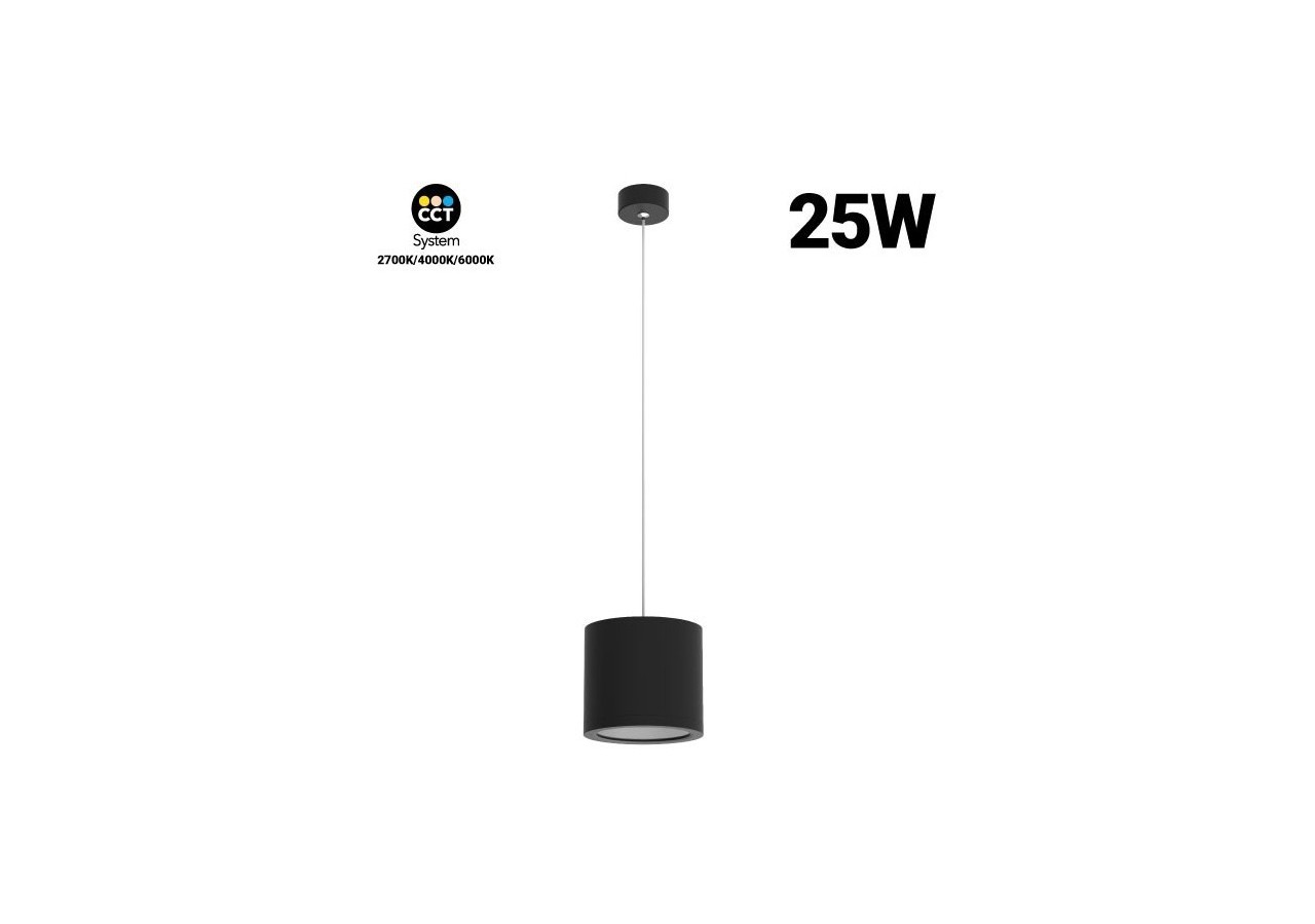 Suspension CCT "Gess" COB 25W IP54 - L6004-N-CCT - Barcelona LED