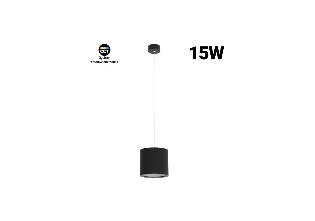 Suspension CCT "Golk" COB 15W IP54 - L6002-N-CCT - Barcelona LED