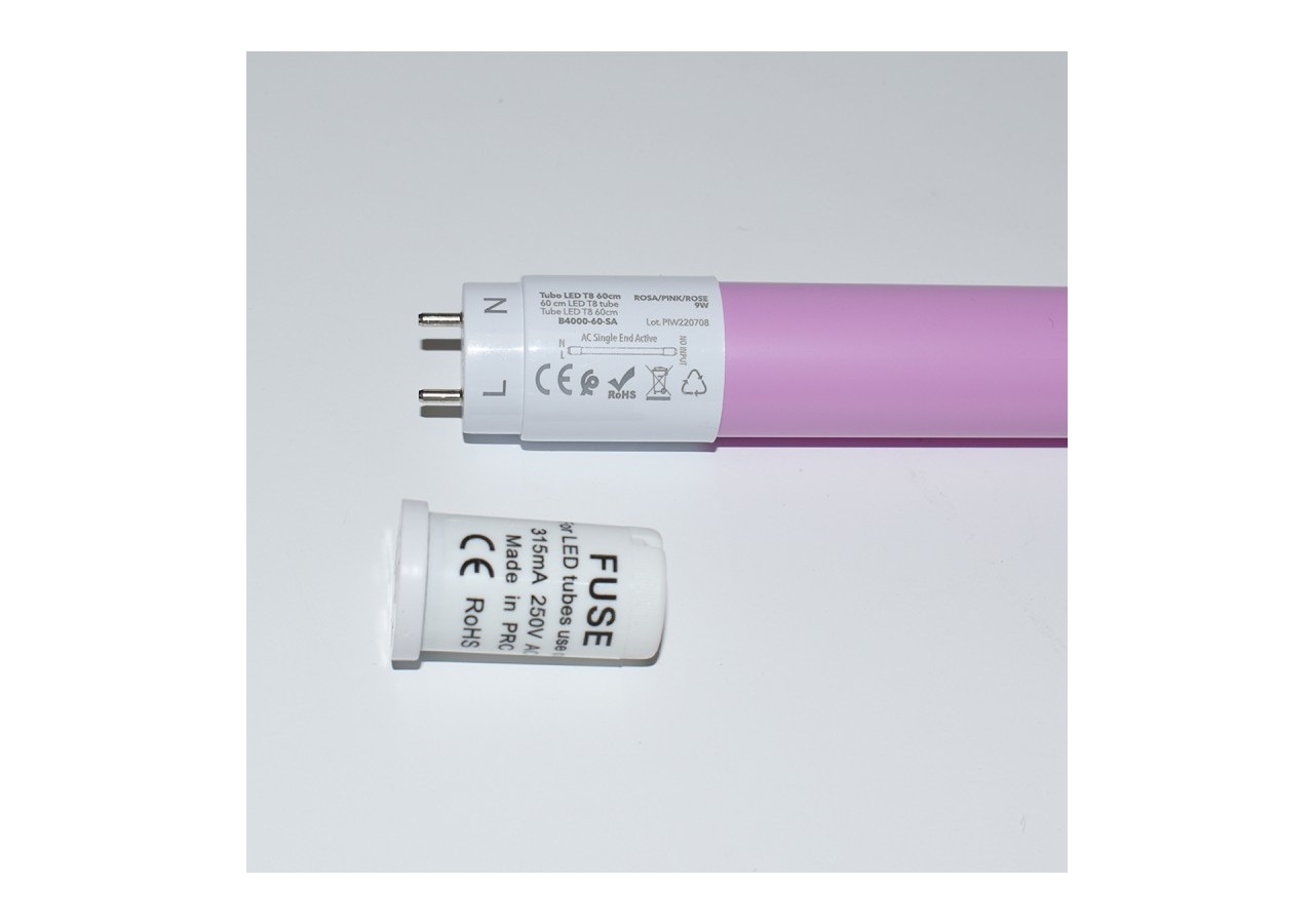 Tube de couleur LED T8 60cm-9W - B4000-60-SA - Barcelona LED