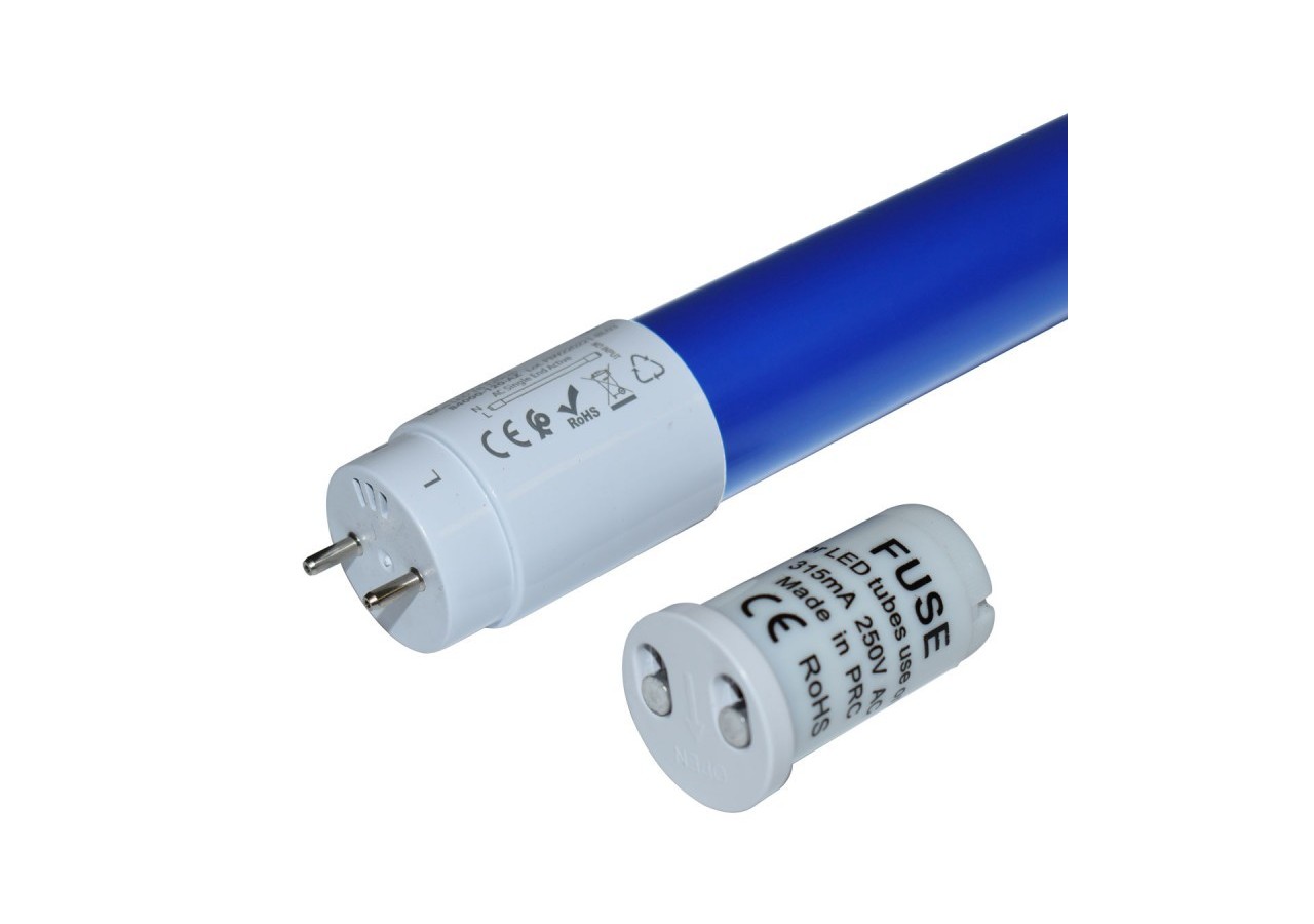 Tube de couleur LED T8 120cm 18 W - B4000-120-AZ - Barcelona LED