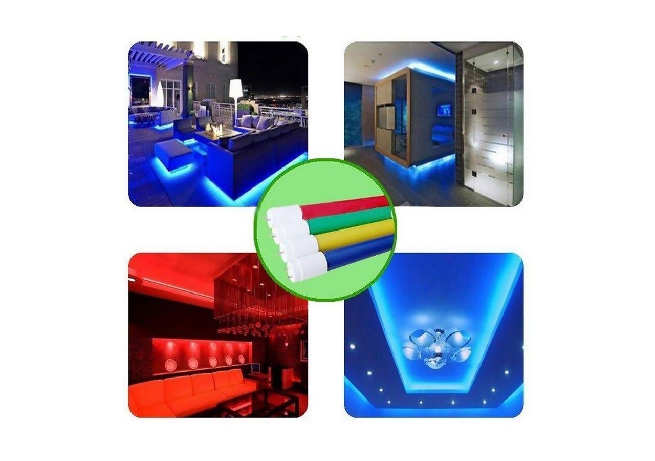 Tube de couleur LED T8 120cm 18 W - B4000-120-RO - Barcelona LED