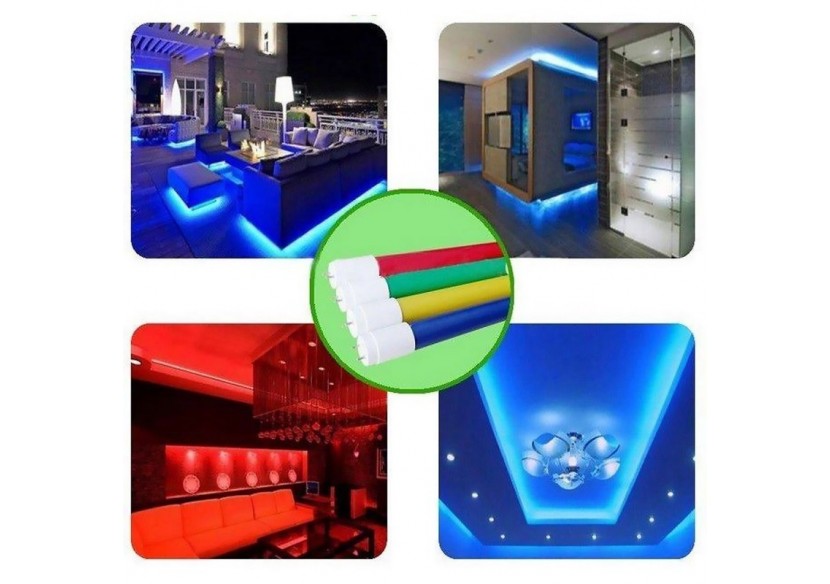 Tube de couleur LED T8 120cm 18 W - B4000-120-RO - Barcelona LED