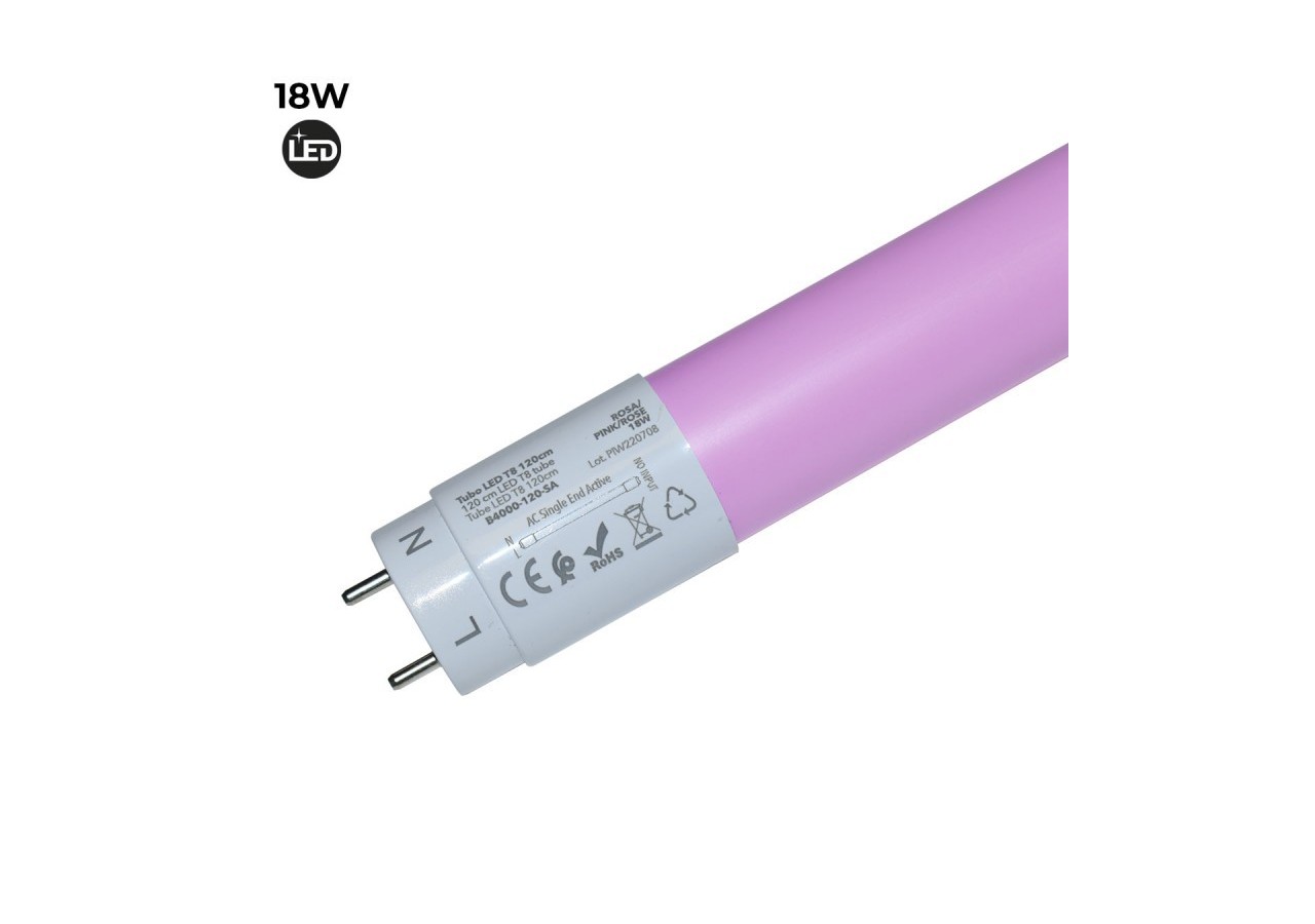 Tube de couleur LED T8 120cm 18 W - B4000-120-SA - Barcelona LED