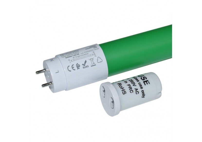 Tube de couleur LED T8 120cm 18 W - B4000-120-VE - Barcelona LED