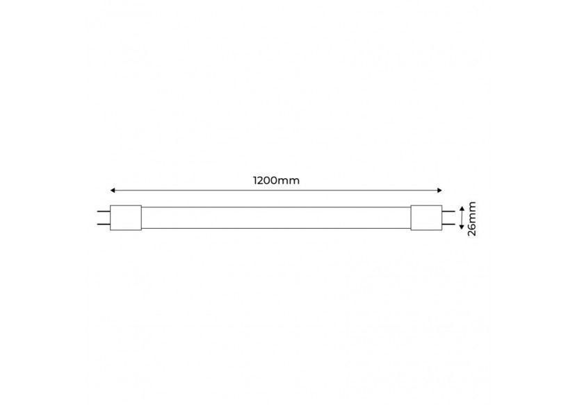 Tube de couleur LED T8 120cm 18 W - B4000-120-AM - Barcelona LED