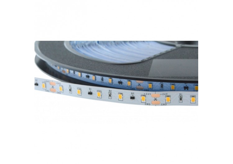 Ruban LED 24V-DC-9W/m-monochrome-10mm-IP20-Rouleau de 50 mètres-60 LED/m-Sécable tous les 10 cm - B1652-50-BN - Barcelona LED 2